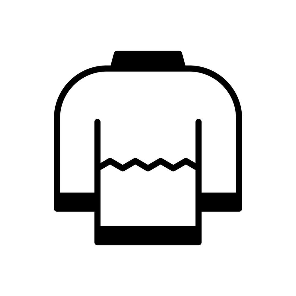 acogedor suéter icono vector diseño modelo
