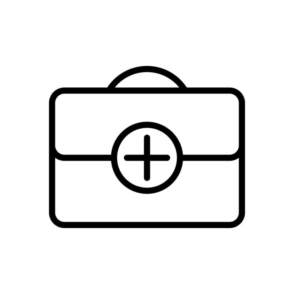 First Aid Kit icon vector design template