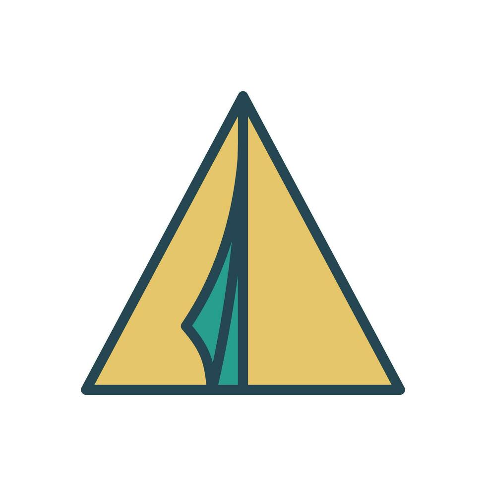 tent icon vector design template