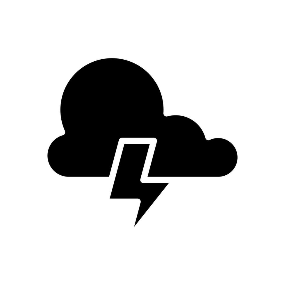 lightning icon vector design template