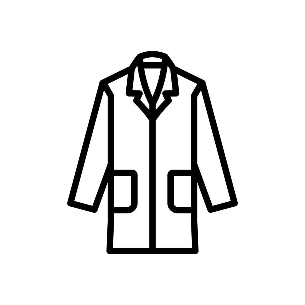lab coat icon vector design template