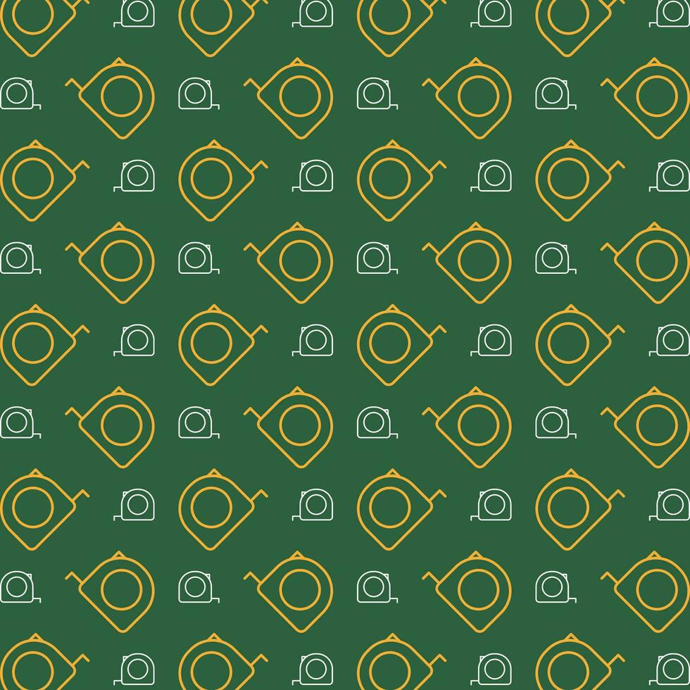 Measuring tape cute colorful repeating pattern vector illustration