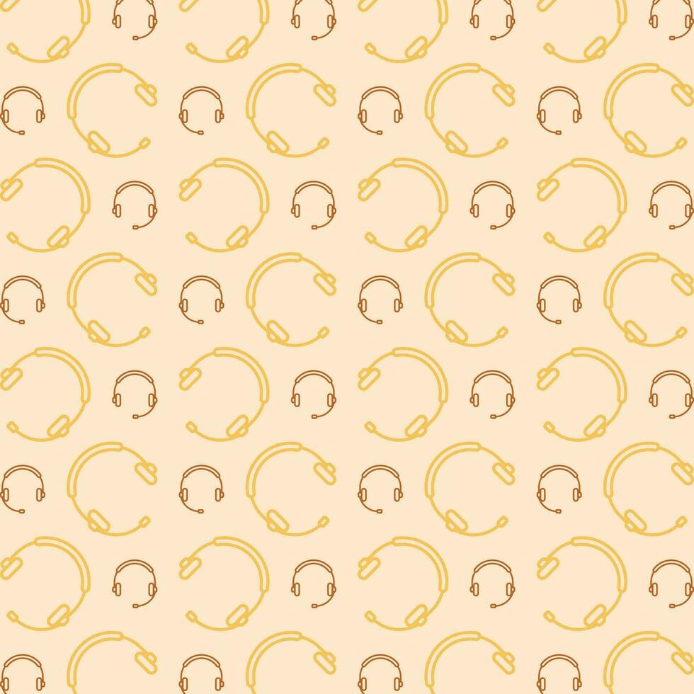 Customer Service colorful repeating trendy pattern vector illustration background