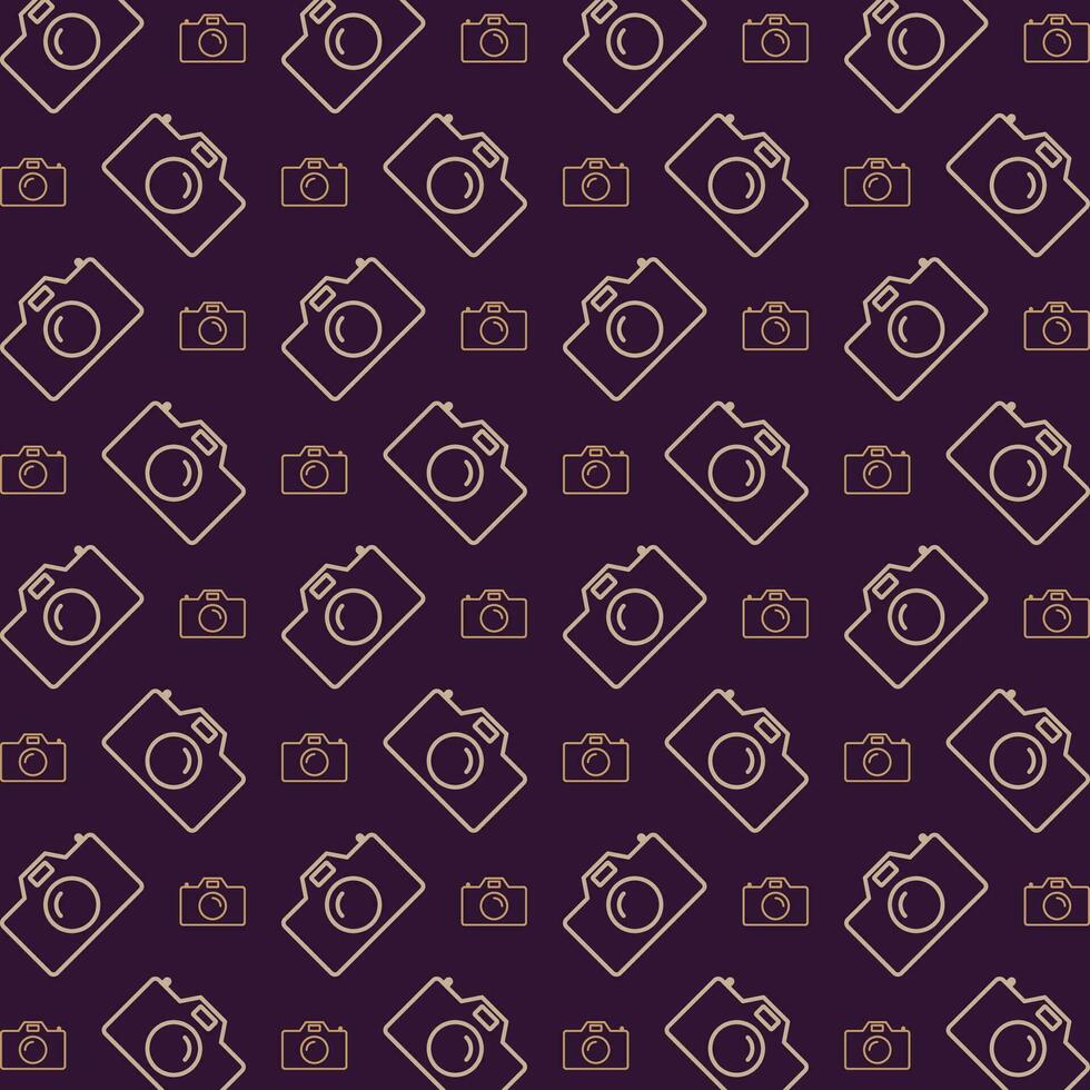 Camera beautiful repeating abstract pattern vector illustration background