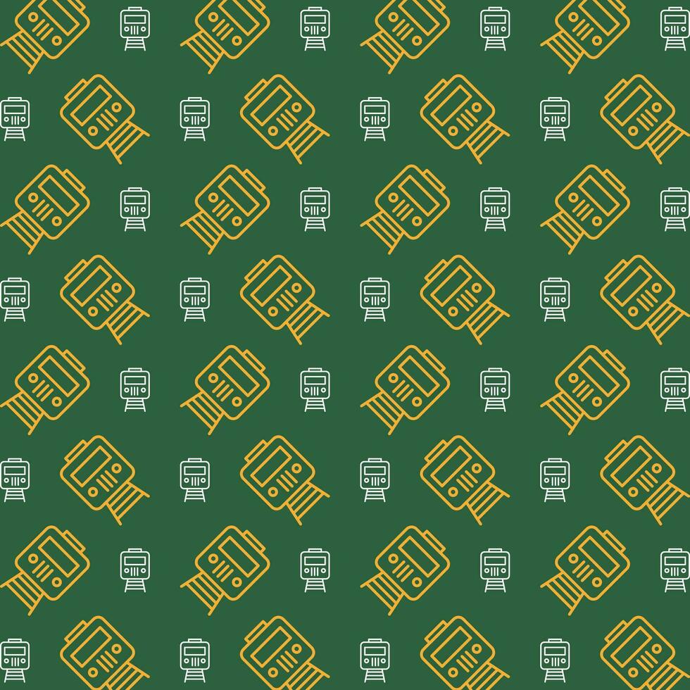 Train cute colorful repeating pattern vector illustration background