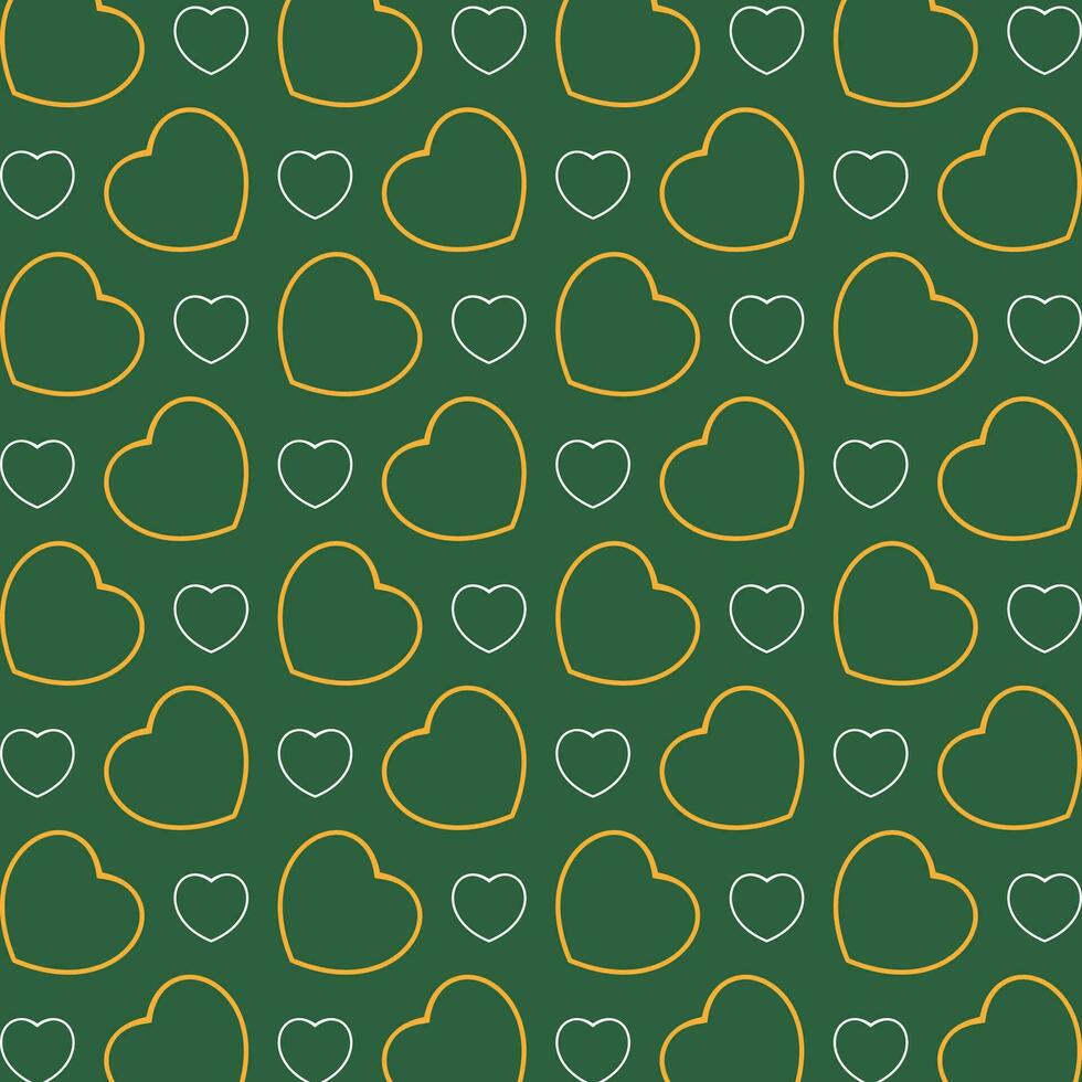 Heart cute colorful repeating pattern vector illustration