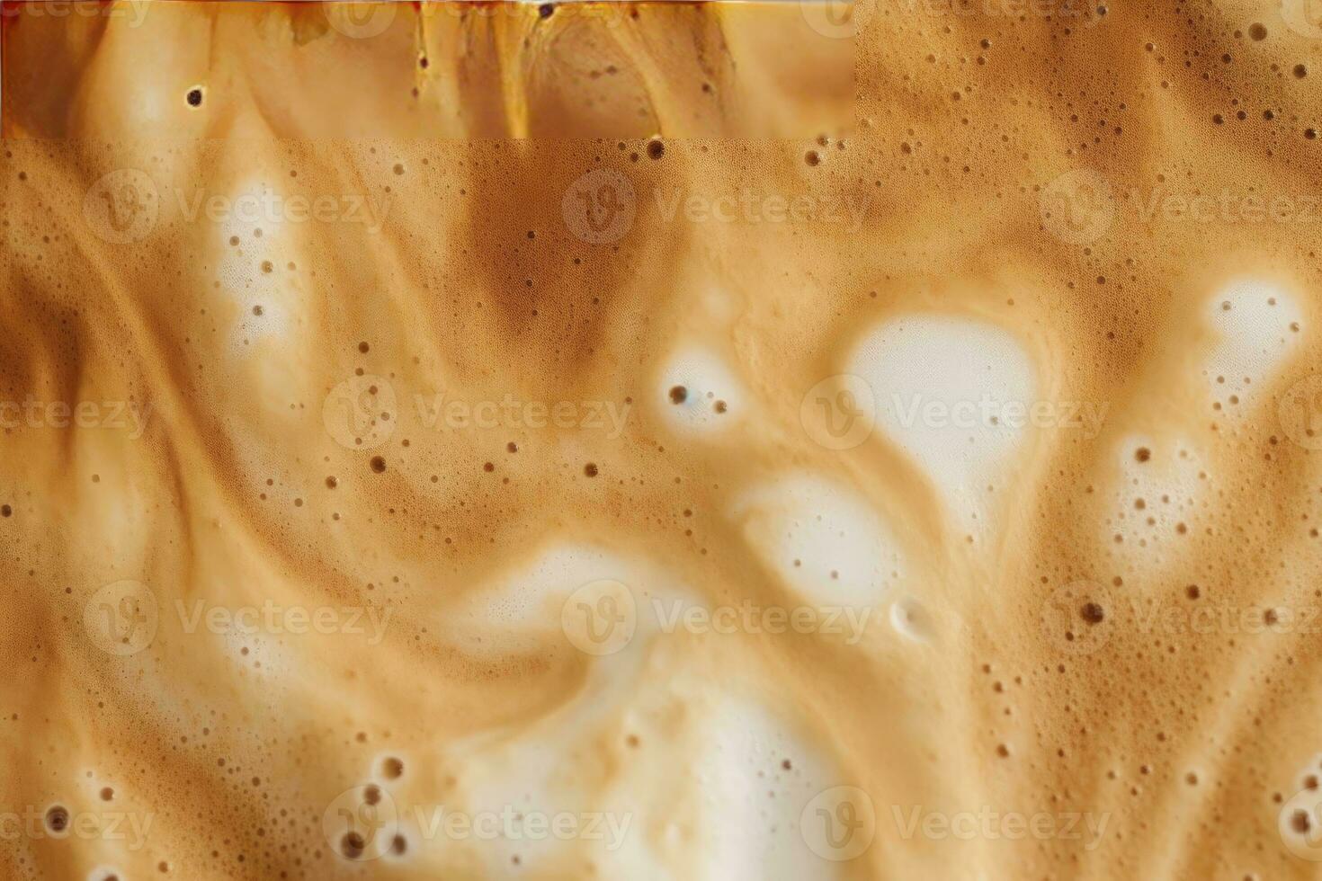 AI generated Coffee foam texture. AI Generated photo