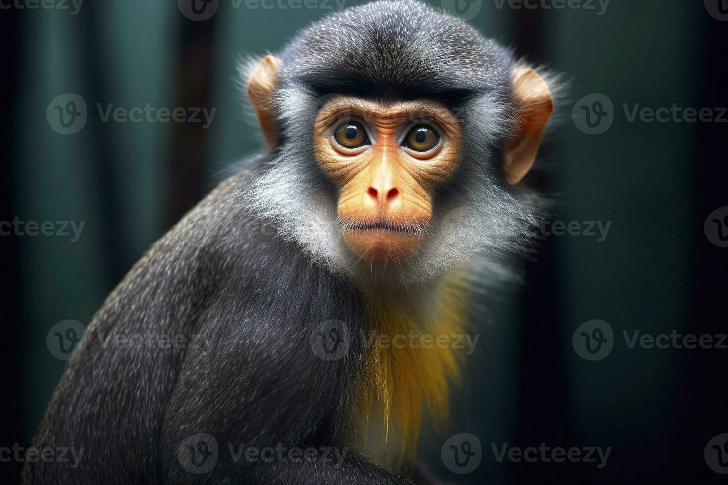 AI generated Wolfs Mona Monkey. Generative AI photo