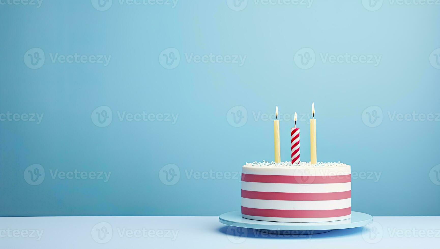 AI generated Happy Birthday cake for party. AI Generated photo