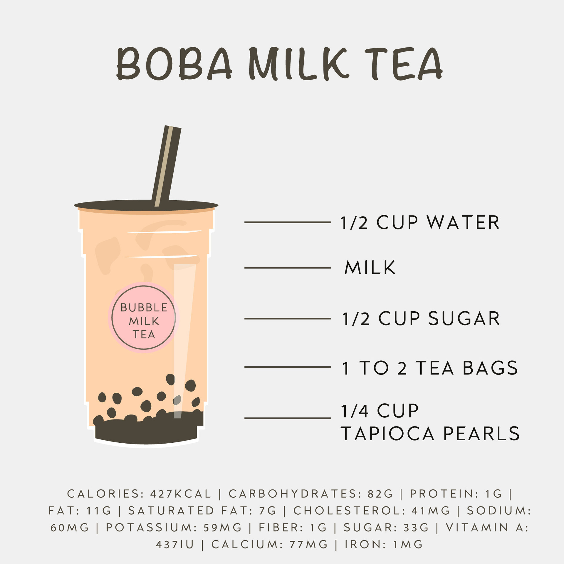 How to make Taiwanese Bubble Tea or Boba Tea