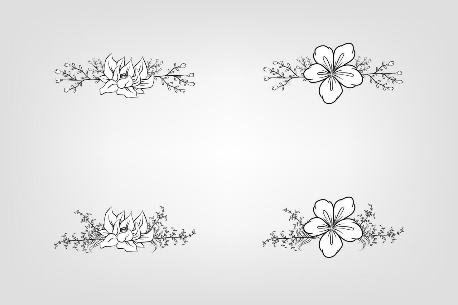 Floral Flower Foliage Arrangement Wreath vector