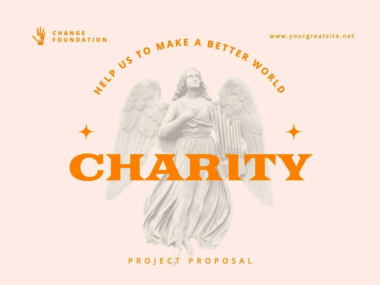 charity proposal template design ideas