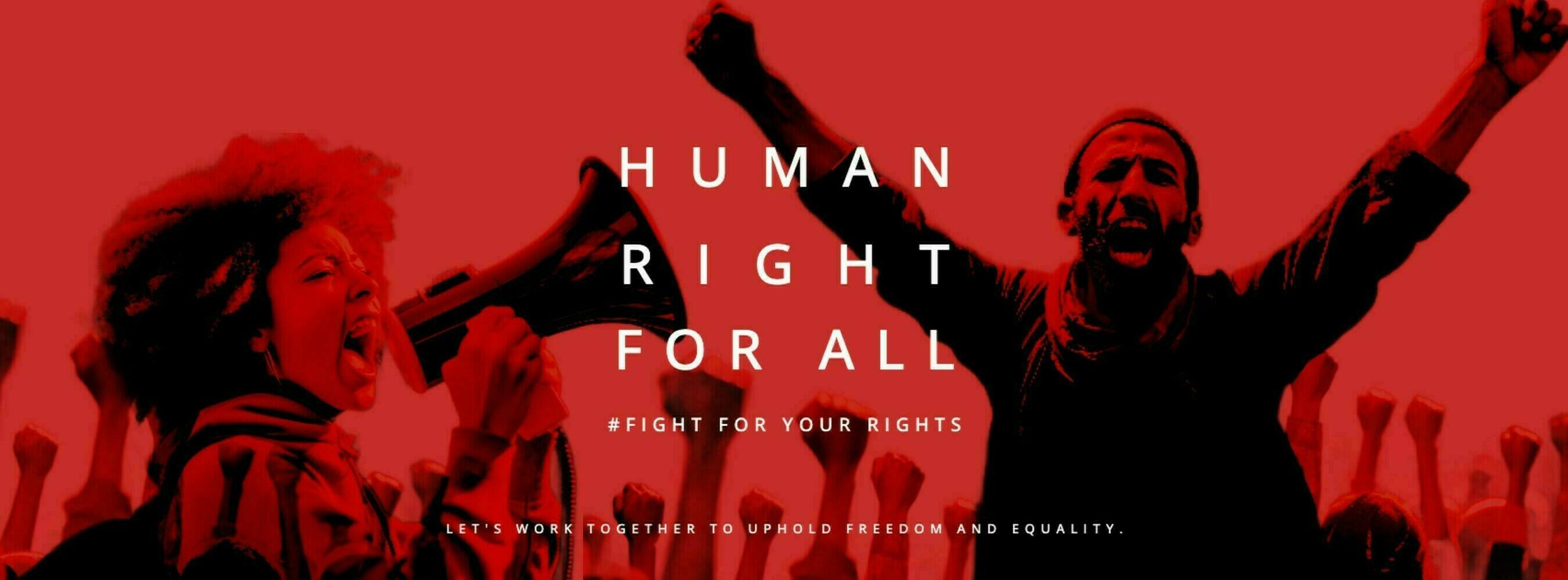 human rights social media banner  template