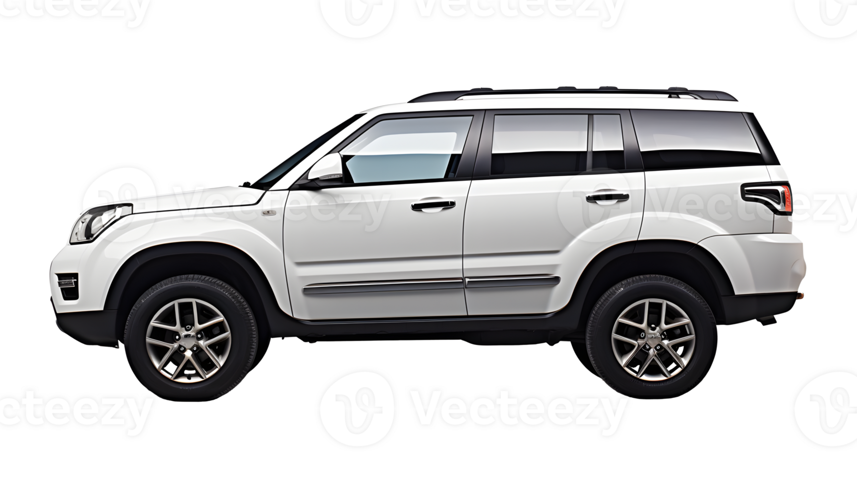 AI generated SUV car isolated png