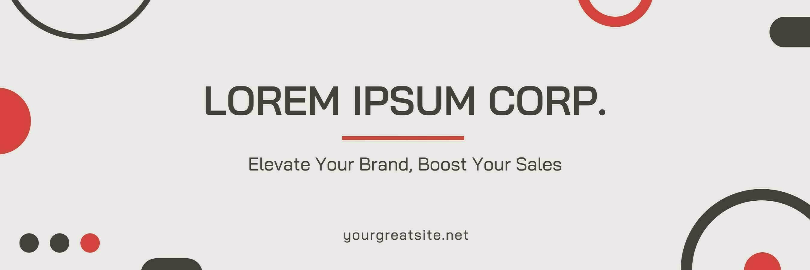 Creative Business Twitter Banner template
