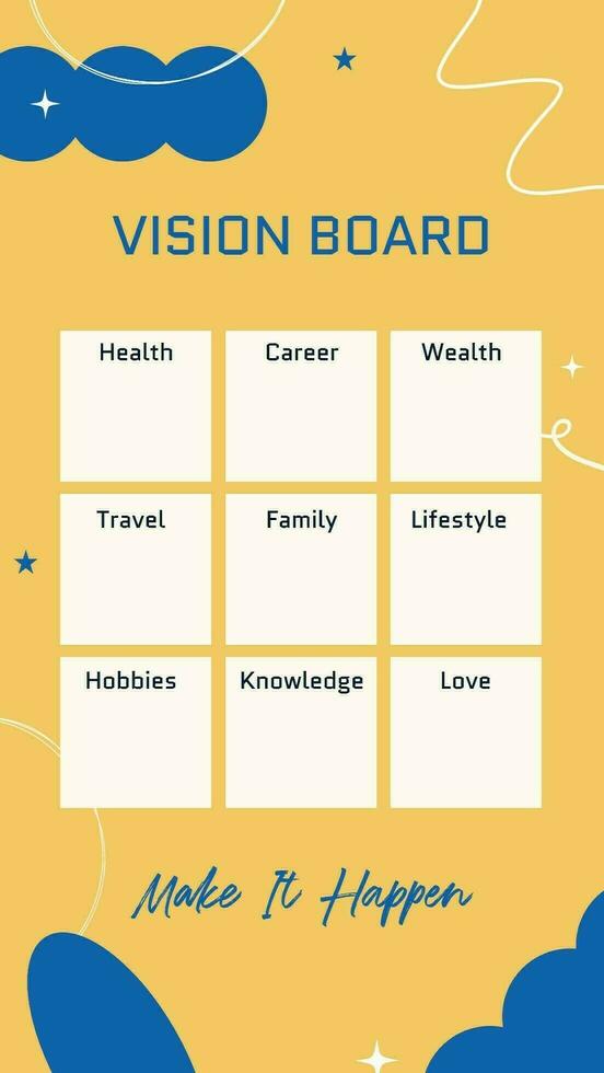 New Year Vision Board Instagram Story template