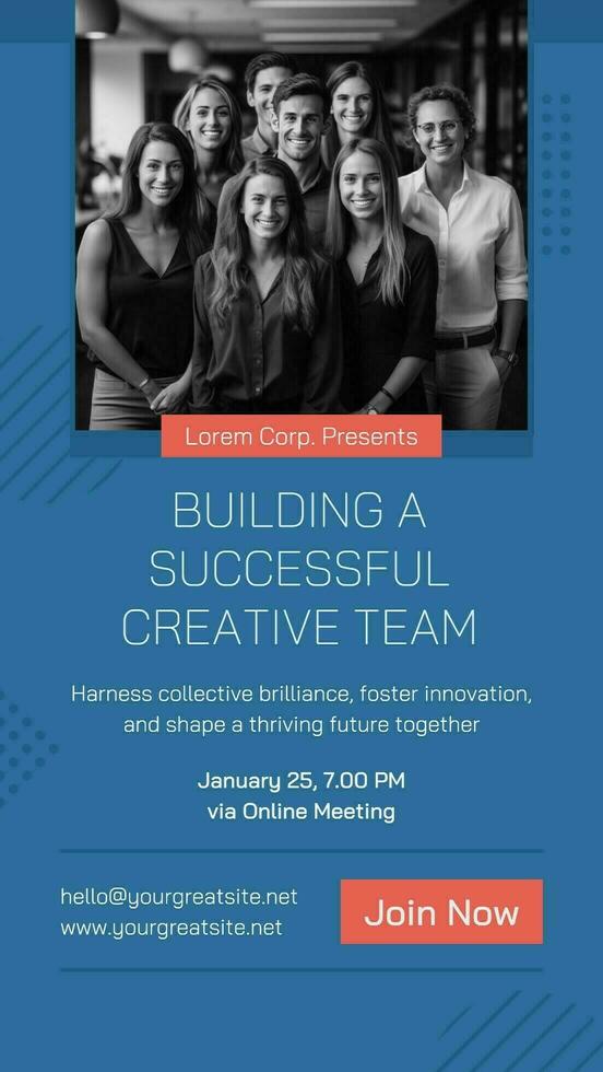 Creative Business Online Talkshow Instagram Story template