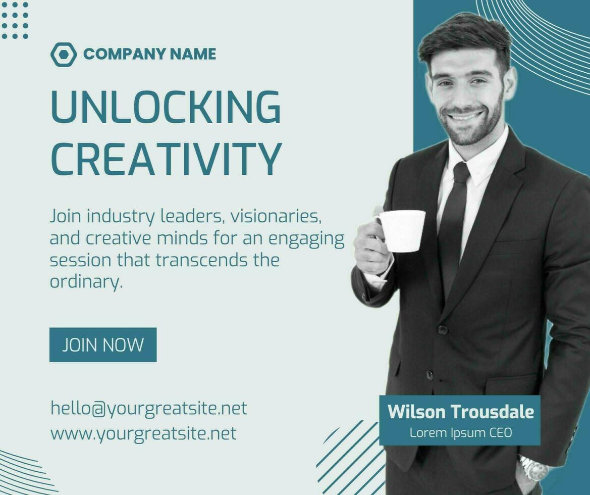 Creative Business Facebook Post template