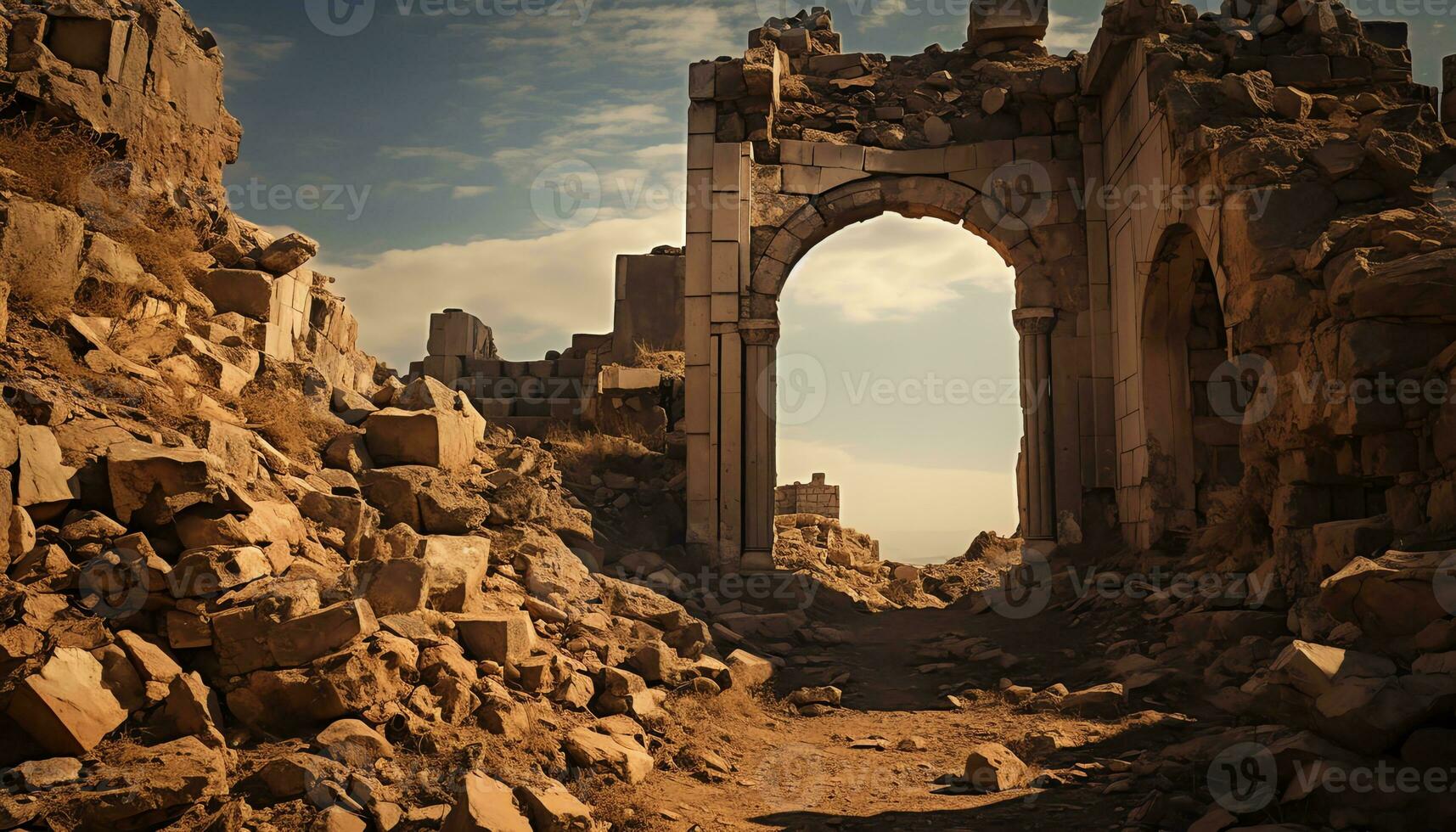 AI generated Uncovering the Secrets of Ancient Landscapes photo