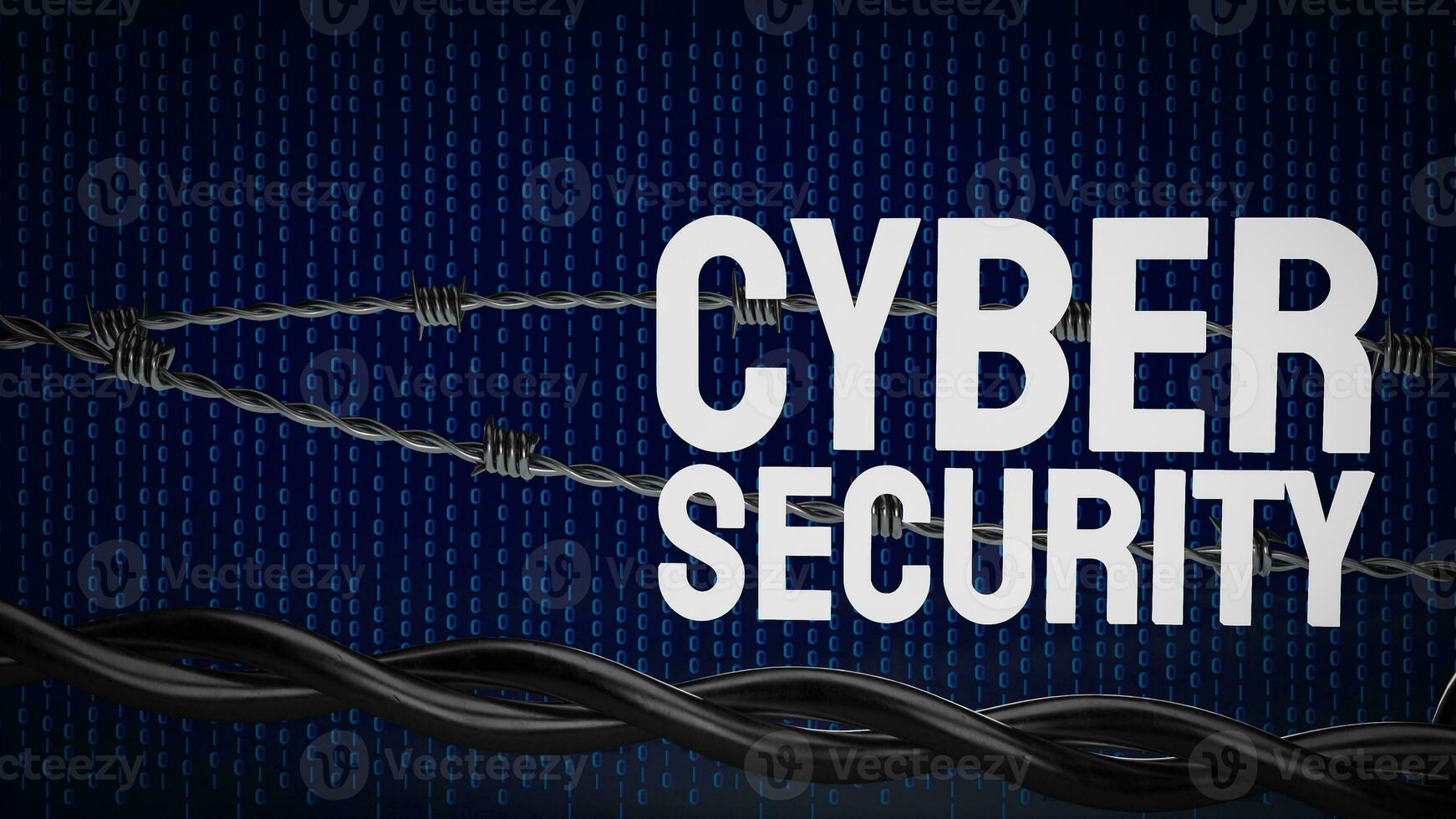 The cyber security for technology and it concept 3d rendering. photo