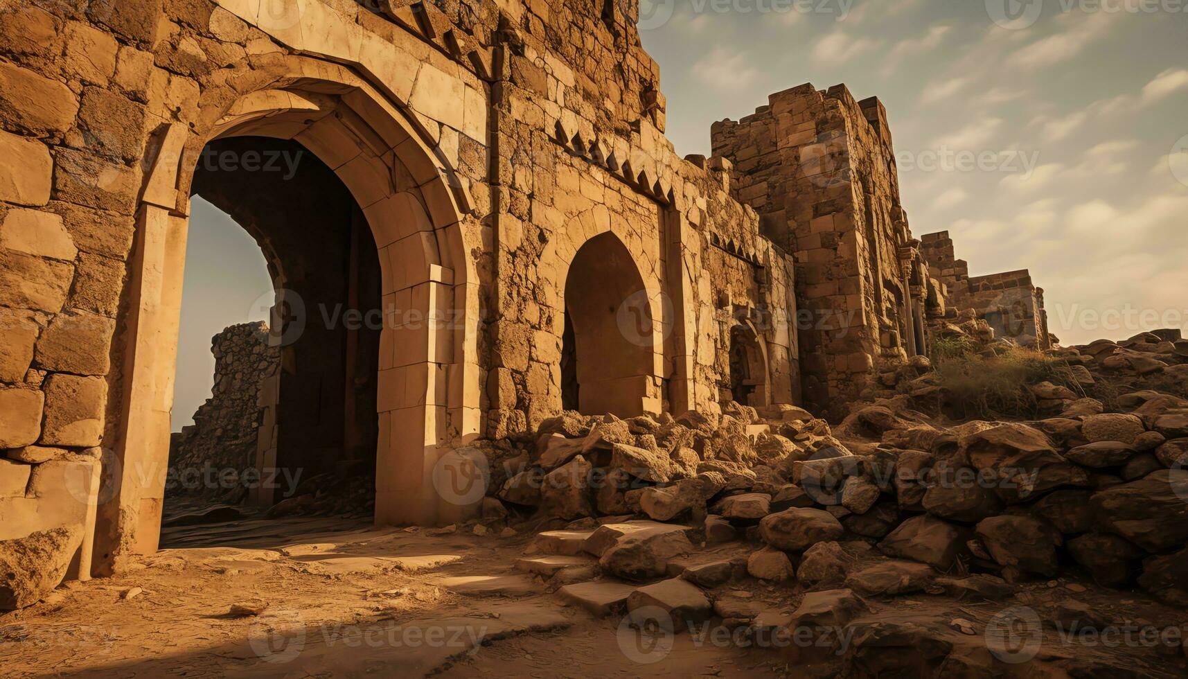 AI generated Uncovering the Secrets of Ancient Landscapes photo