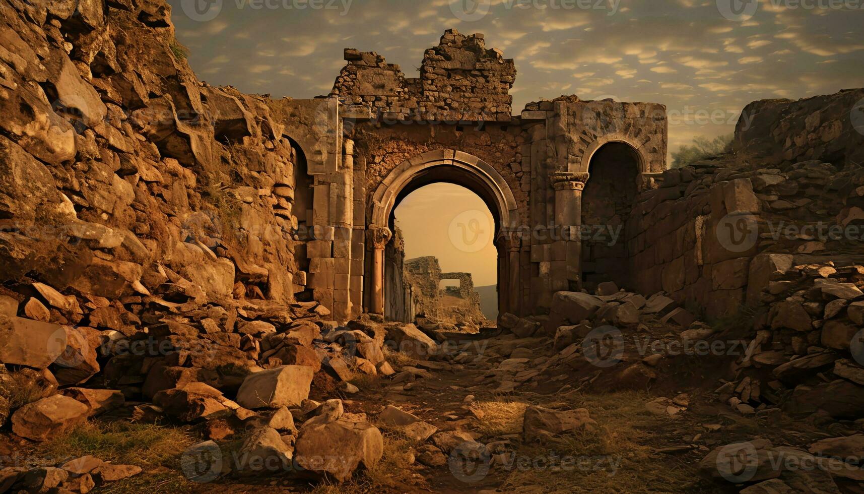 AI generated Uncovering the Secrets of Ancient Landscapes photo