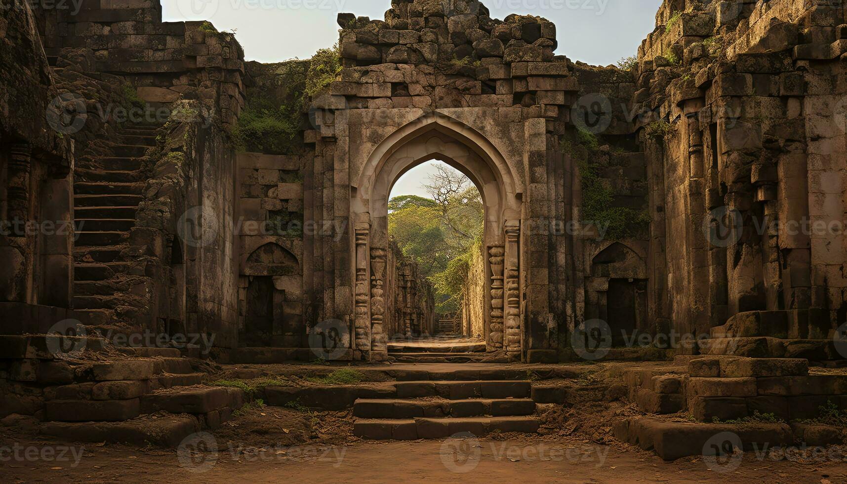 AI generated Uncovering the Secrets of Ancient Landscapes photo