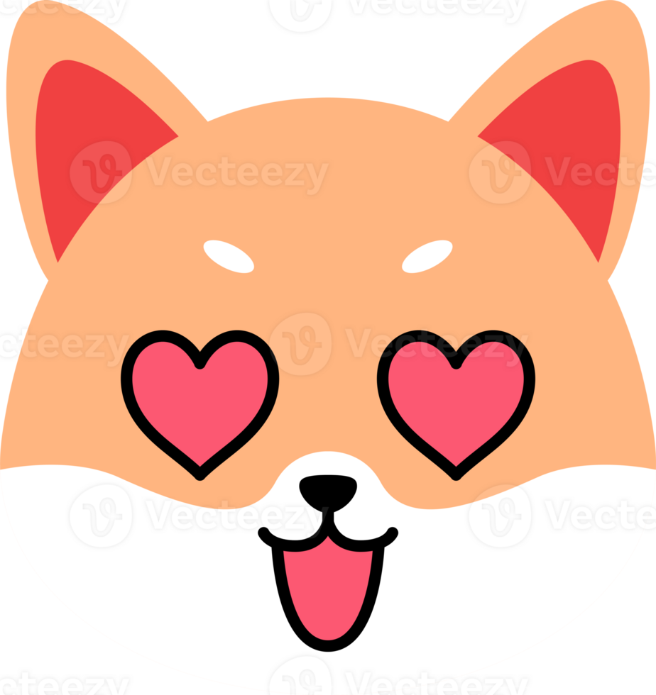 shiba amore emoji png