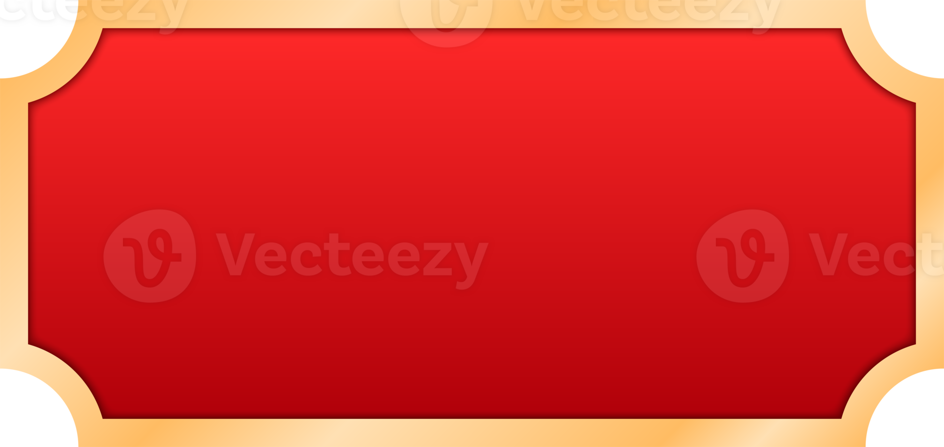 Red And Gold Ticket png
