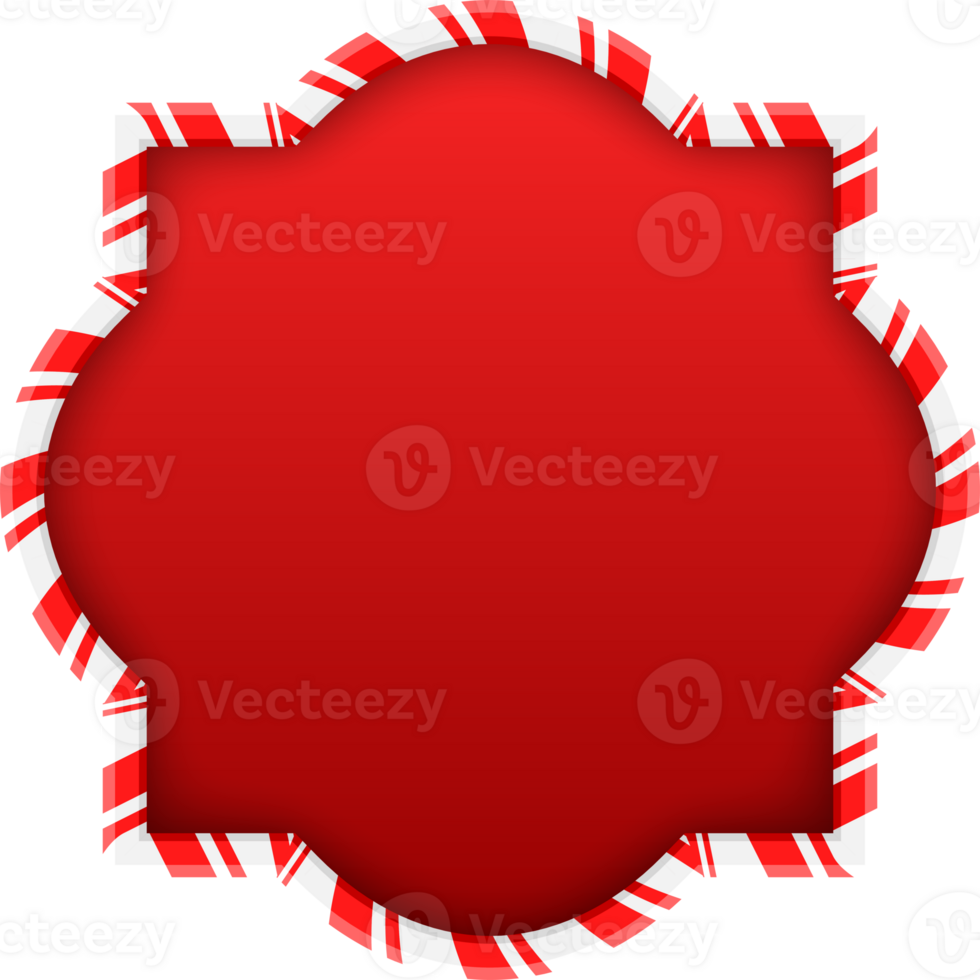 Christmas Candy Cane Frame png