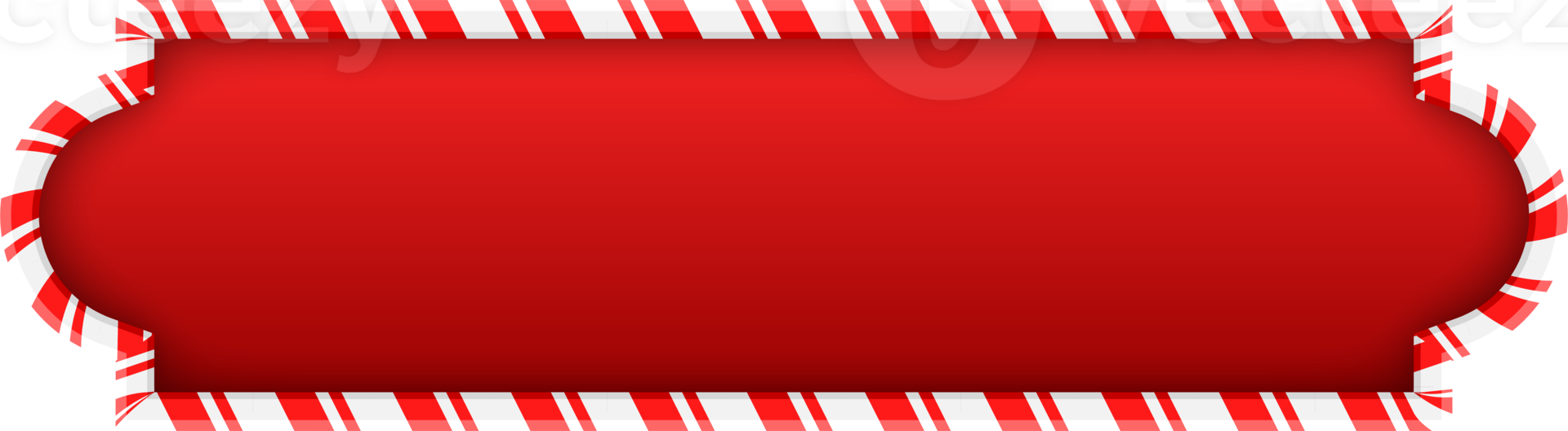 Christmas Candy Cane Frame png