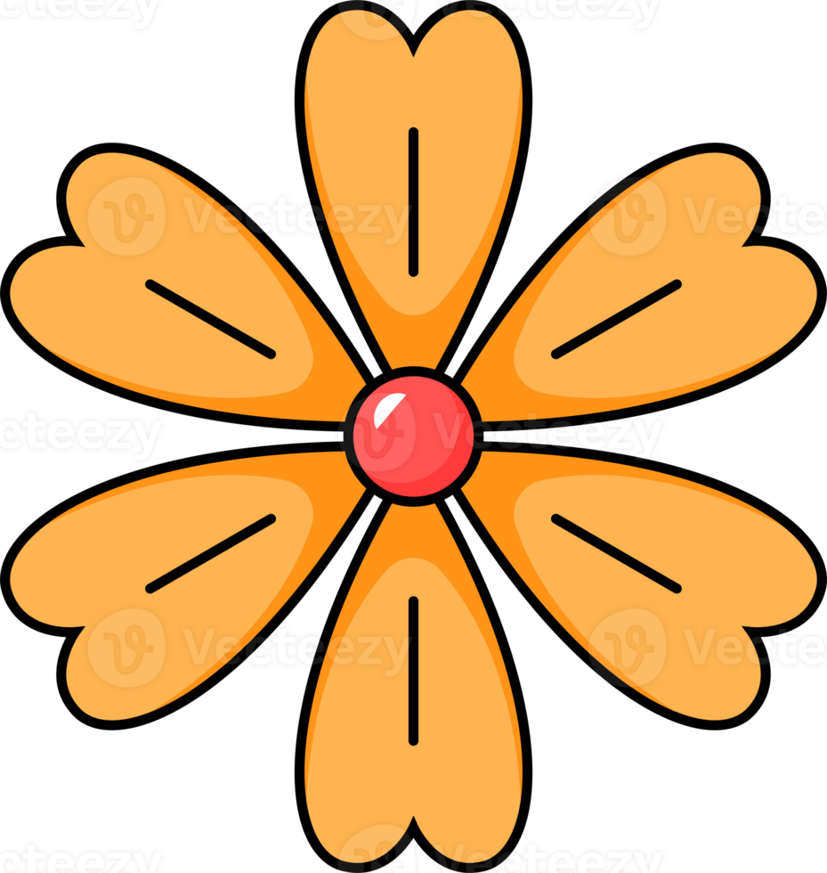 Illustration Of Spring Decorative Flowers png