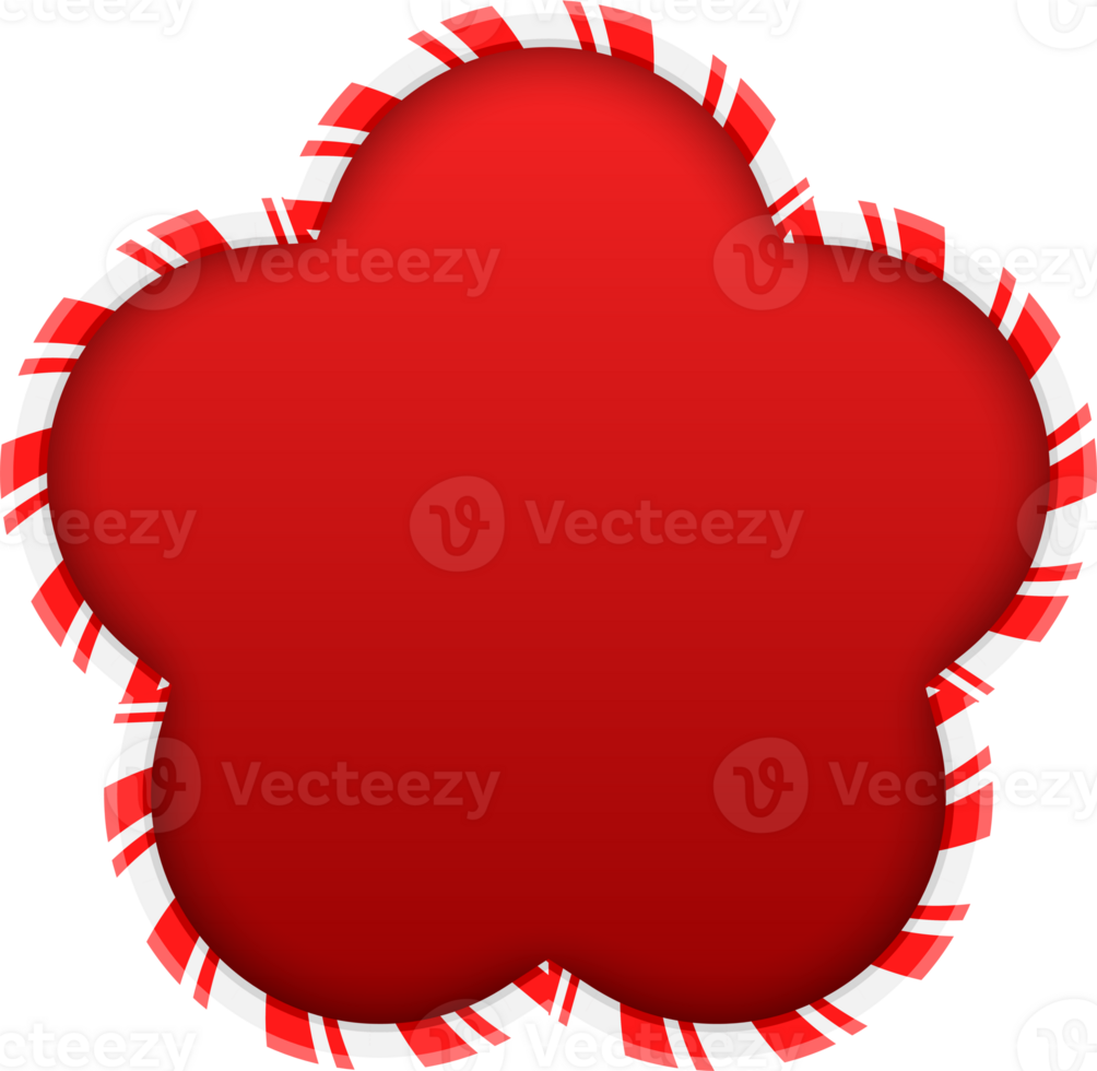 Christmas Candy Cane Frame png