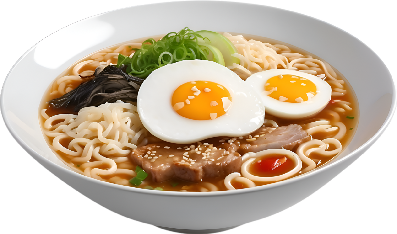 AI generated Delicious-looking Ramen. Ai-generated. 36078398 PNG