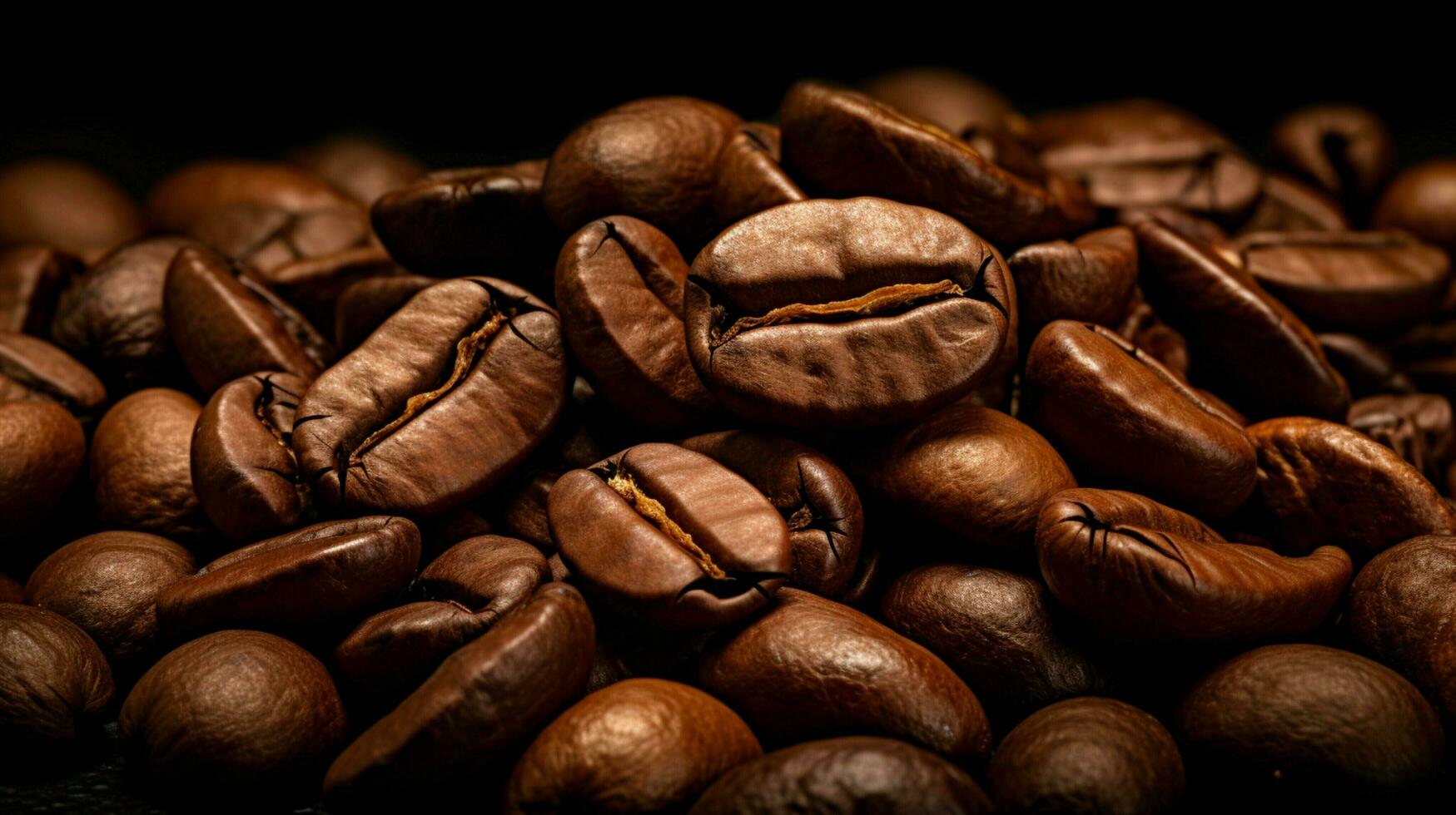 AI generated Coffee brown hard background photo