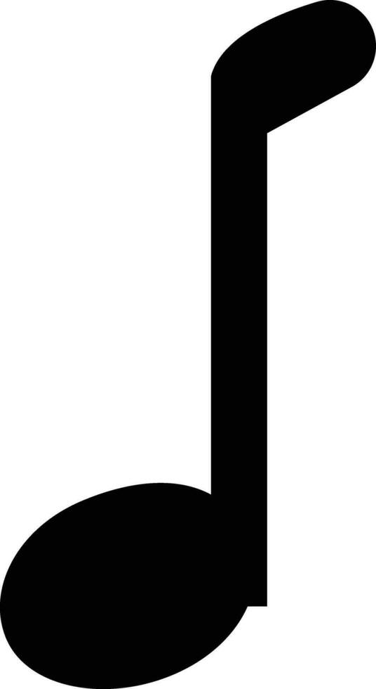 Music notes icon in flat style. Musical key signs. isolated on solid pictogram Black musical Simple symbol elements. Vector for apps and website