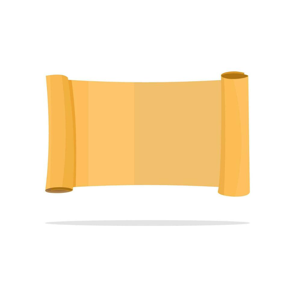 old blank paper script. Vintage old paper vector