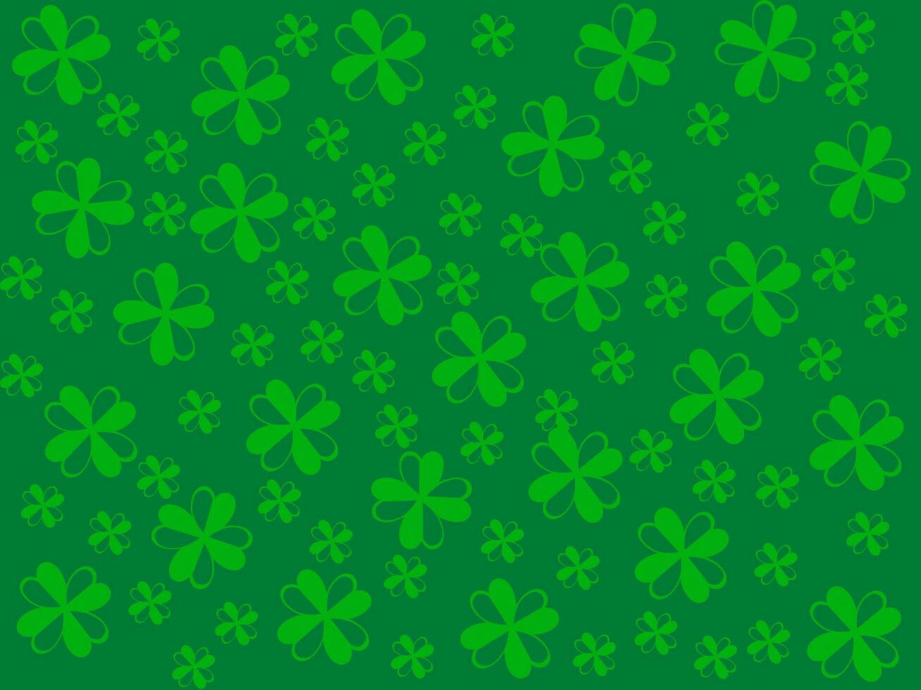 Clover leaves background vector