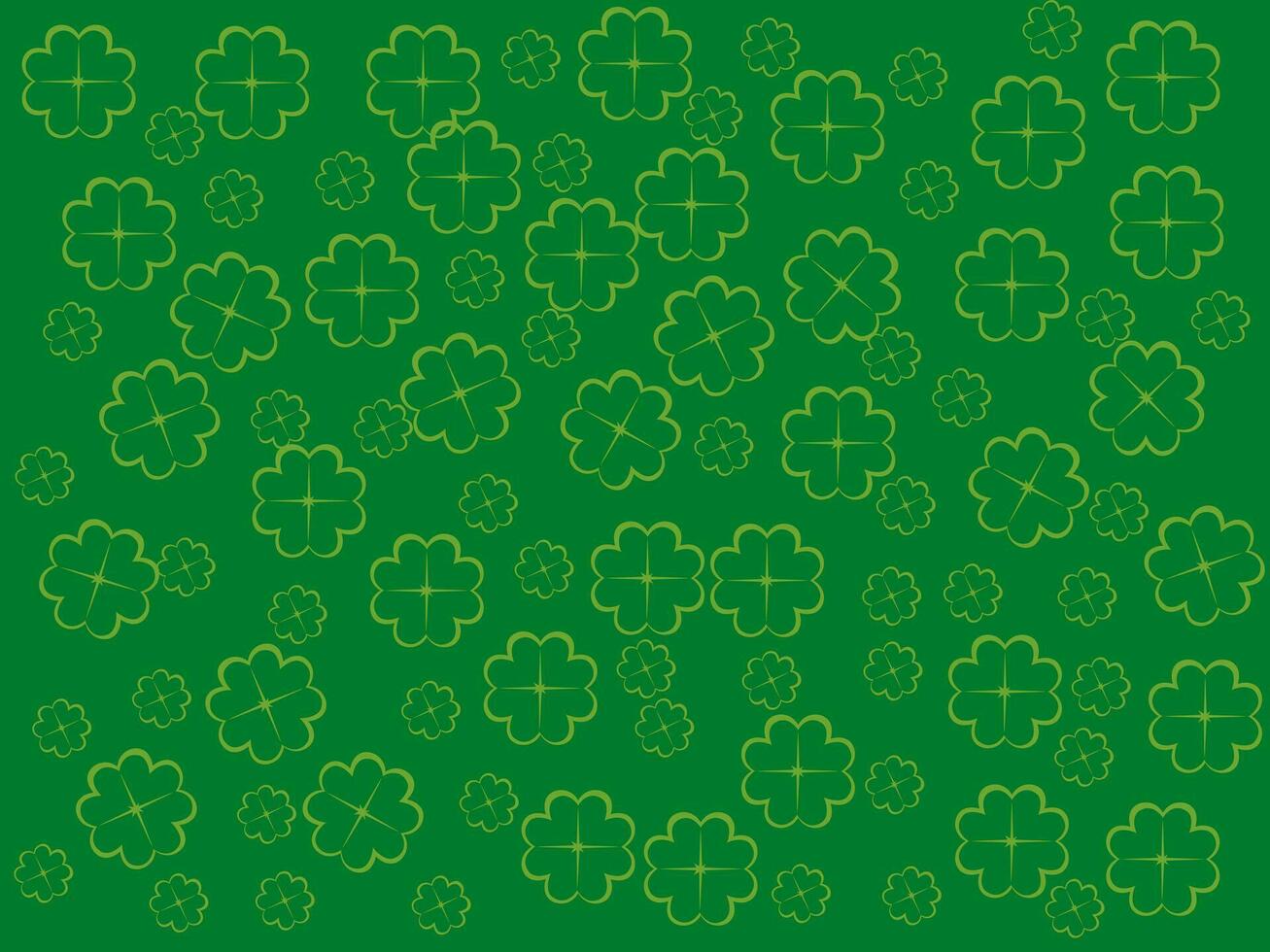 Clover leaves background vector