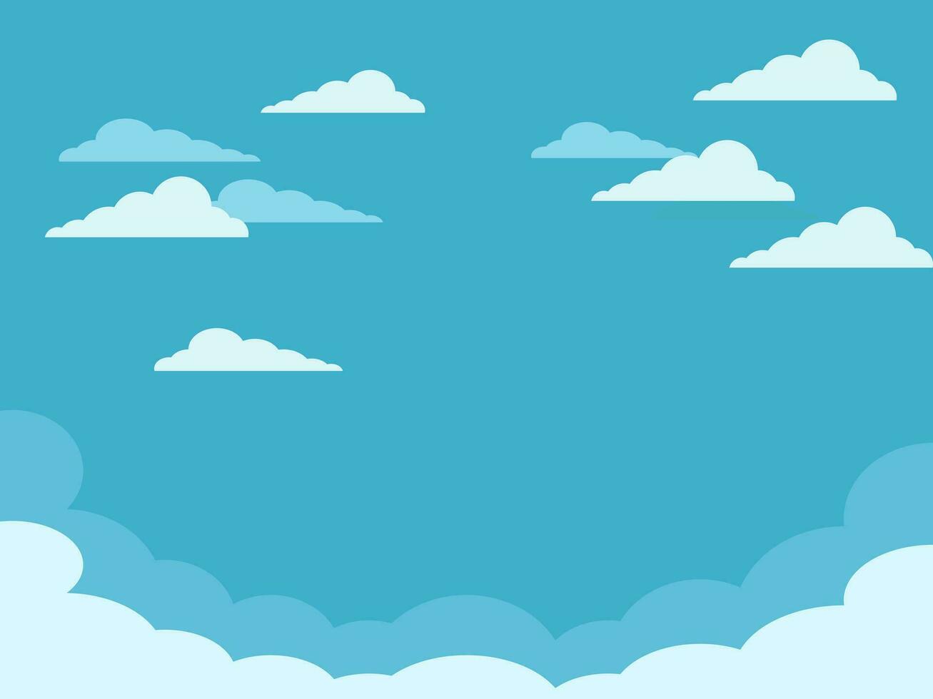 cielo y nubes antecedentes. web pancartas vector
