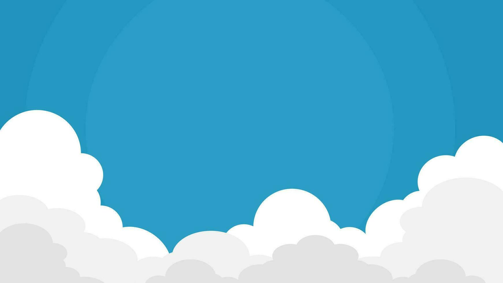 Sky and Clouds Background. web banners vector