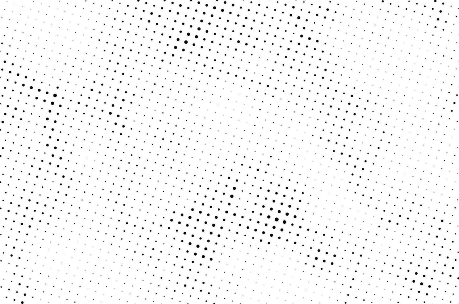 un negro y blanco trama de semitonos modelo con puntos, grunge puntos efecto vector
