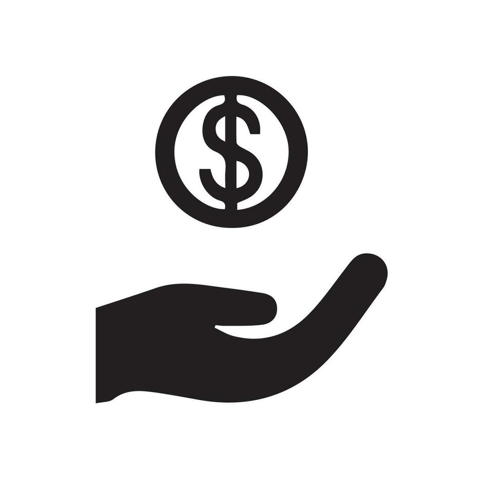 Vector money Icon, financial vector icon.