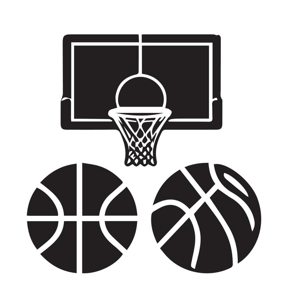 baloncesto icono Perfecto para logotipos, estadísticas y infografía. vector