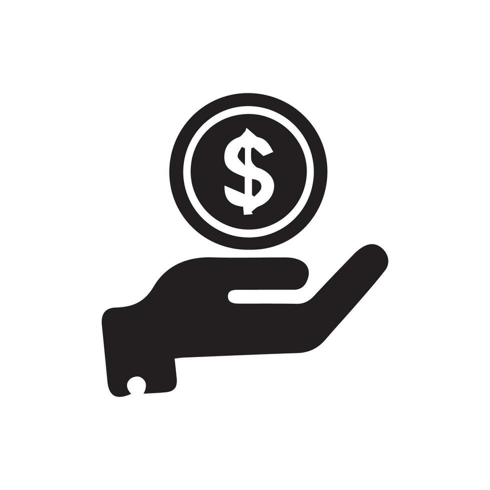 Vector money Icon, financial vector icon.