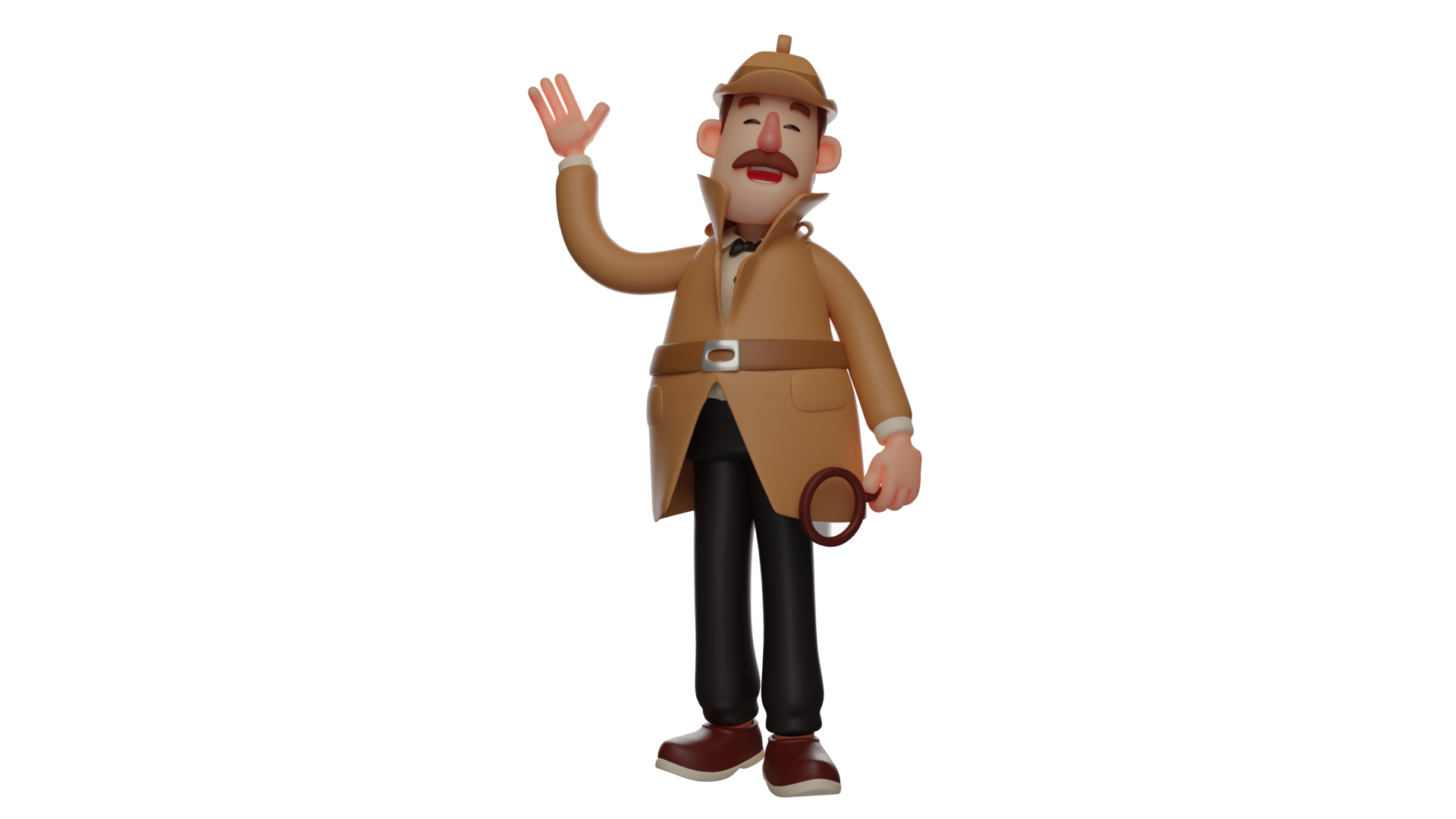 3d-illustration-detective-3d-cartoon-character-the-detective-stood-up