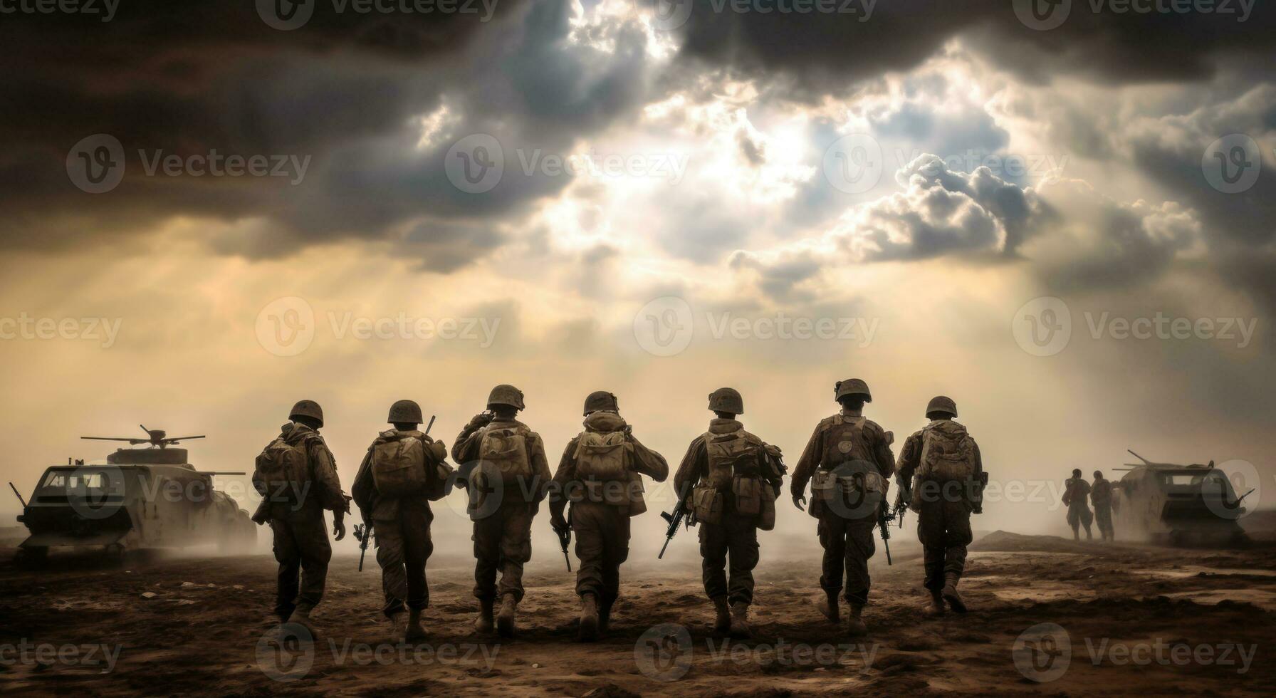 AI generated Warriors in Action - Soldiers Conducting Anti-Terror ...