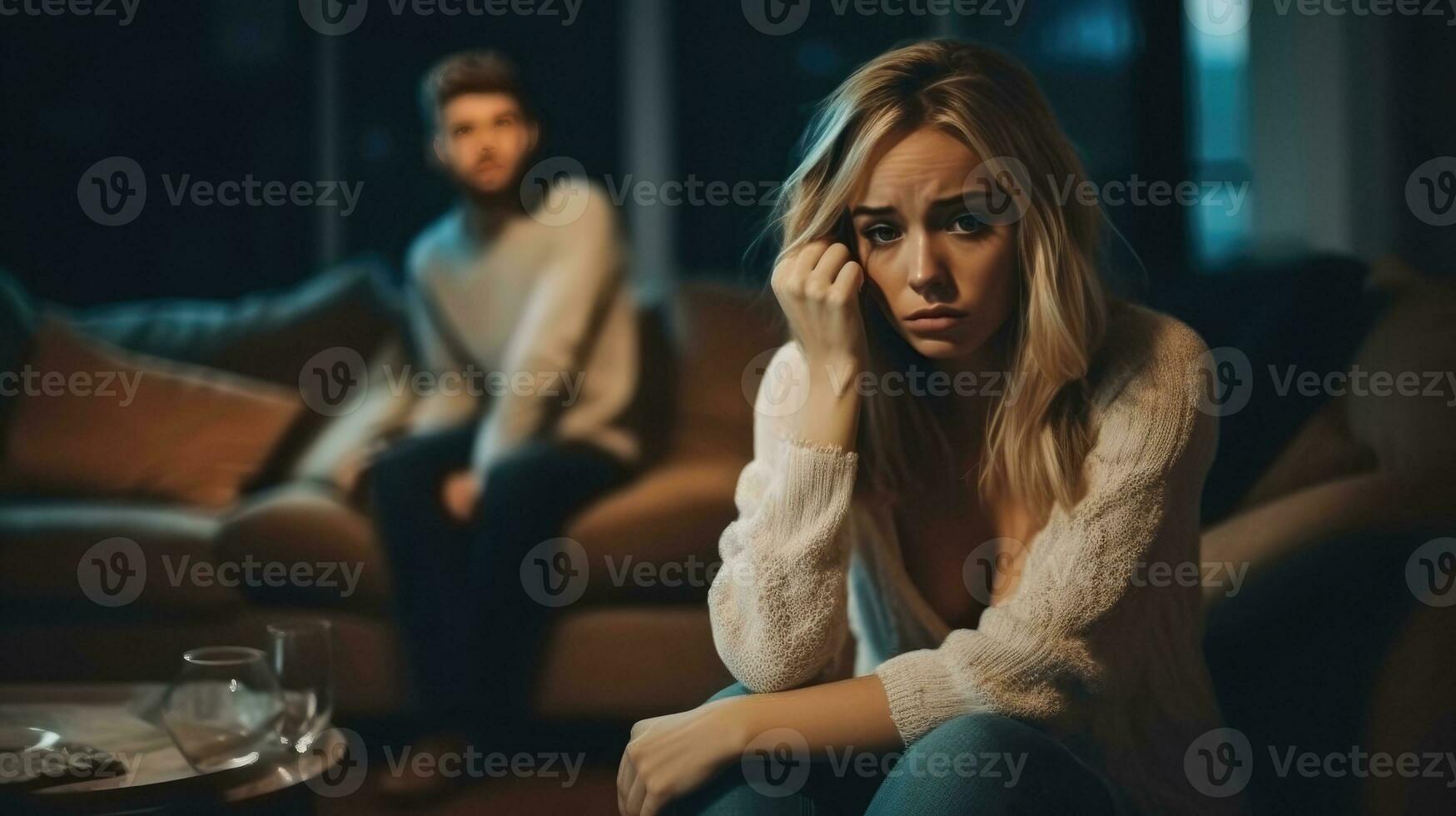 AI generated Capturing the Essence of Disconnection - A Visual Story of Relationship Strain photo