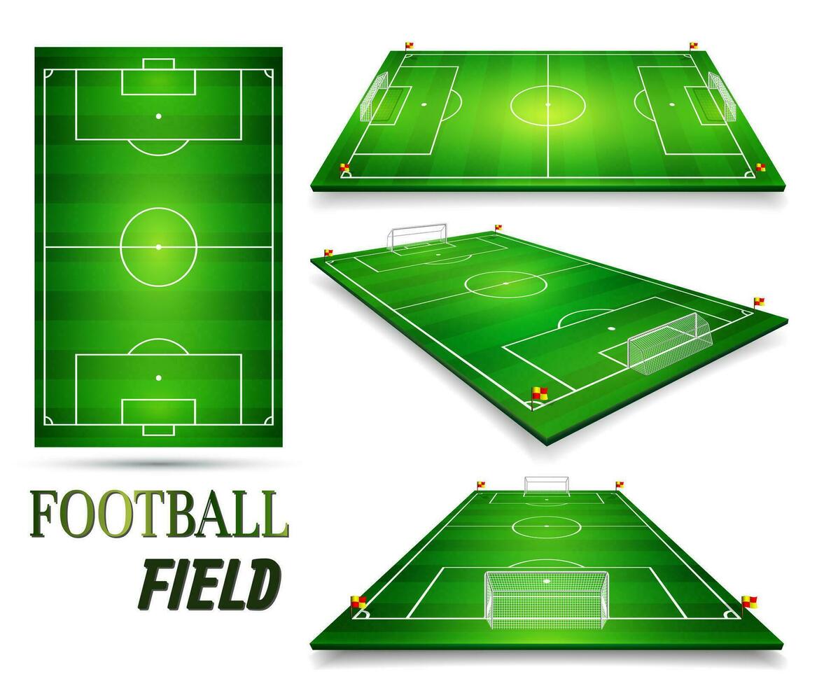 Tennis court . Top view and different perspective, eps10 vector