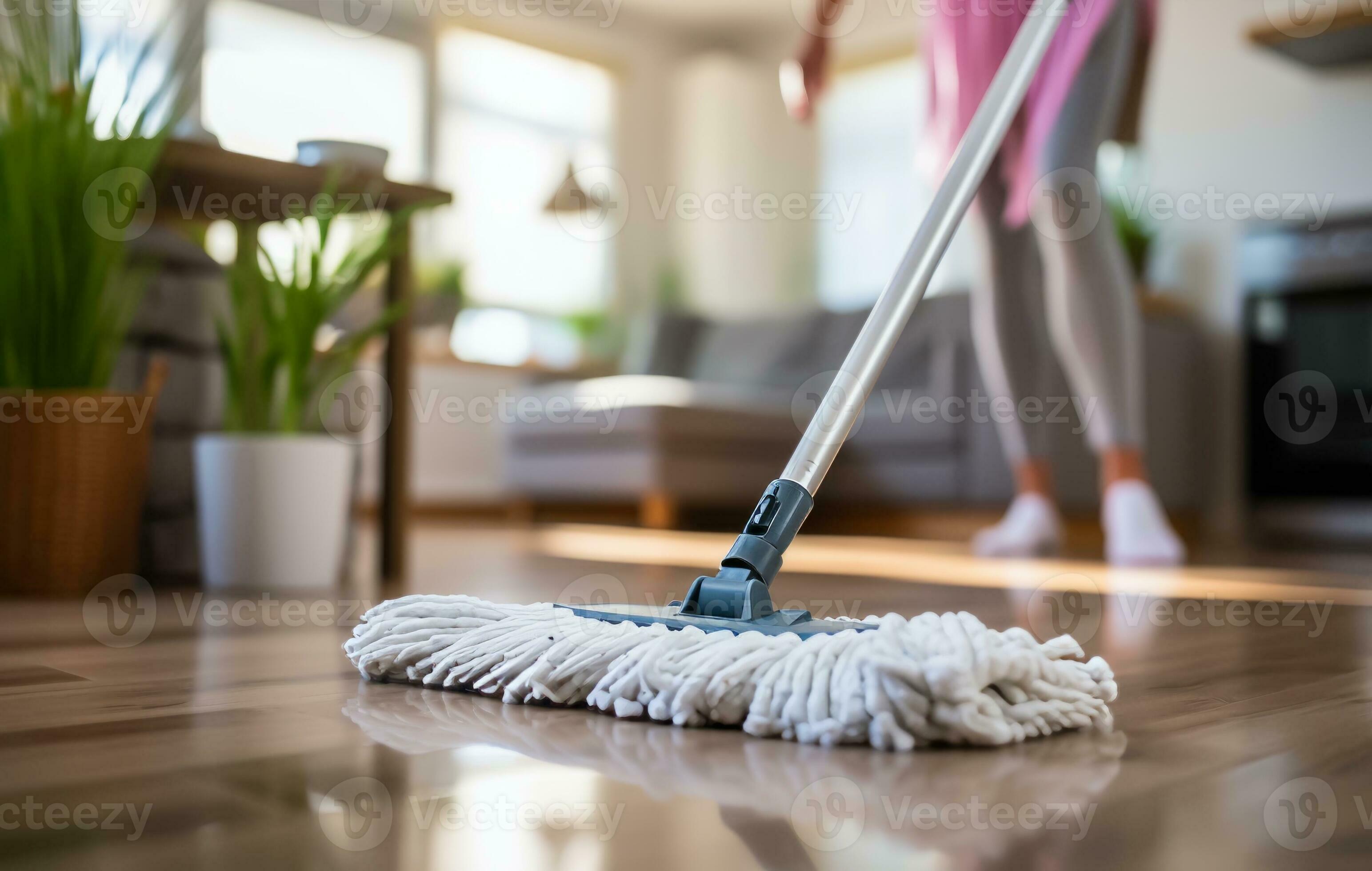 AI generated Maintaining Cleanliness Floor Mop and Bucket in Modern